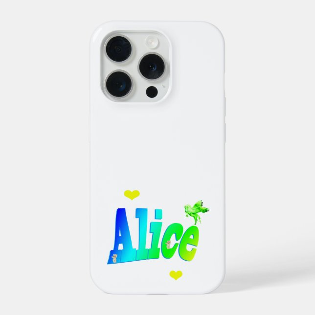 Die Farben für Alice, iPhone Hülle (Rückseite)