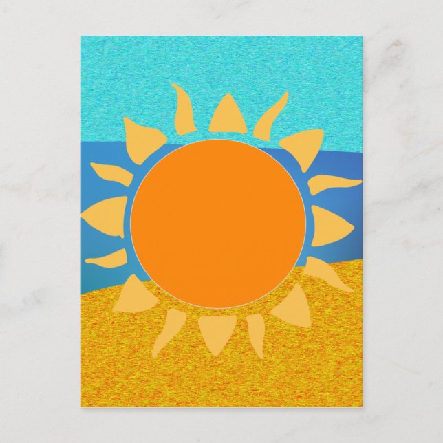 Die Farben von Florida... Wo die Sonne lebt Postkarte (Vorderseite)