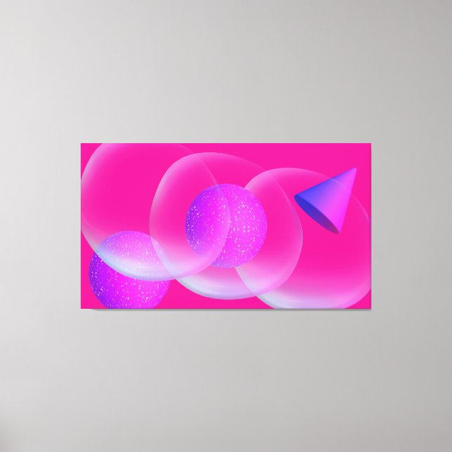 DIE FARBENABSTRAKTION LEINWANDDRUCK (Vorderseite)