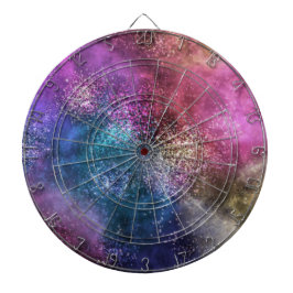 Die farbenfrohe Galaxie Dartscheibe