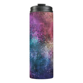 Die farbenfrohe Galaxie Thermosbecher