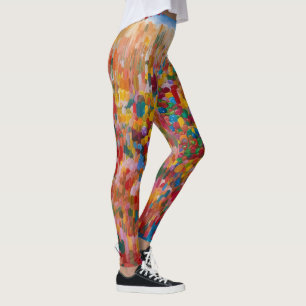 Die farbenfrohe Leggings