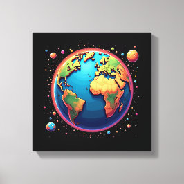 Die farbenfrohe Leinwand im Weltraum