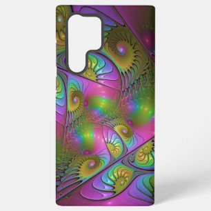 Die farbenfrohe, leuchtende, trippy-Abstrakte Frak Samsung Galaxy Hülle