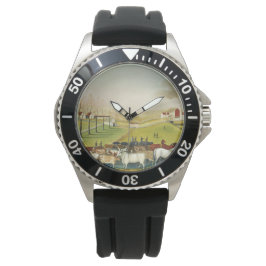 Die Farm Cornell (Landschaft Pennsylvania) Armbanduhr