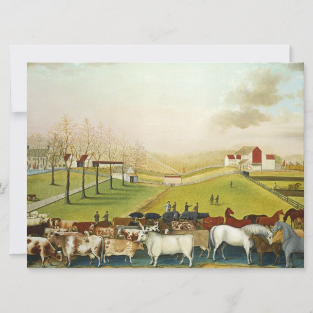 Die Farm Cornell (Landschaft Pennsylvania) Karte (Vorderseite)