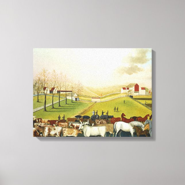 Die Farm Cornell (Landschaft Pennsylvania) Leinwanddruck (Vorderseite)