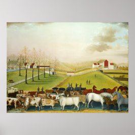 Die Farm Cornell (Landschaft Pennsylvania) Poster