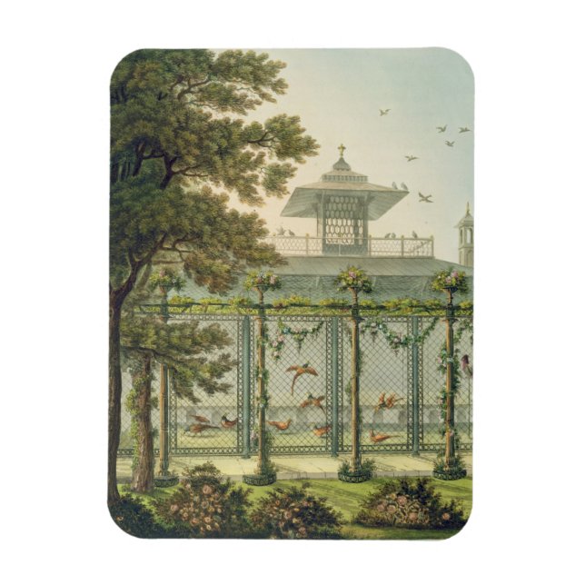 Die Fasanterie, eingraviert von Joseph Constantine Magnet (Vertikal)