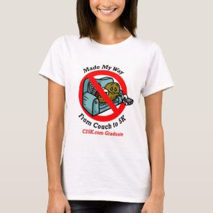 Die faser-T - Shirt des Absolvent der Damen-C25K