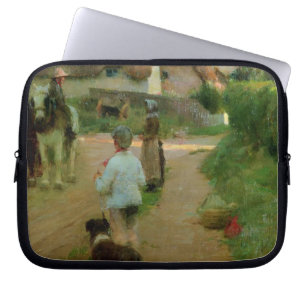 Die Faulenzer, 1888 (Öl auf Leinwand) Laptopschutzhülle