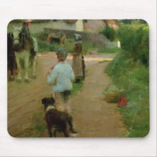 Die Faulenzer, 1888 (Öl auf Leinwand) Mousepad