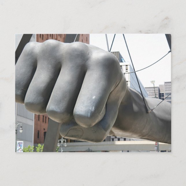 Die Faust Postkarte (Vorderseite)