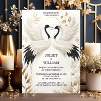 Die Feather Rustic Asian Sky Cloud Crane Hochzeit