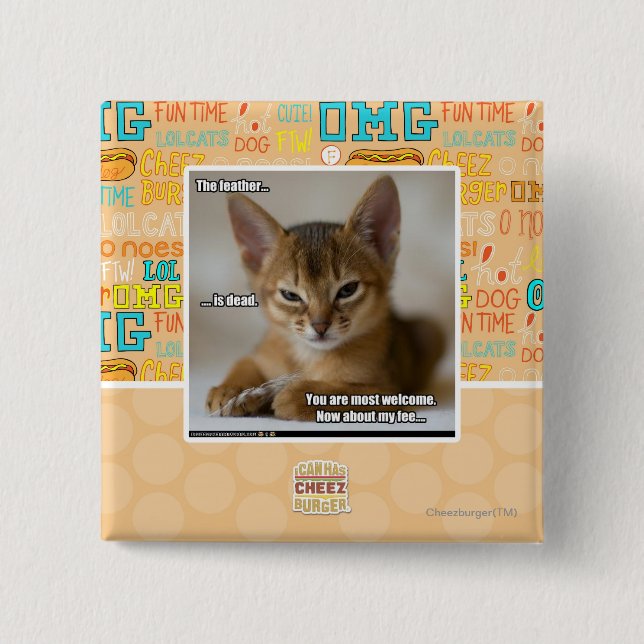 Die Feder ist tot Button (Vorderseite)