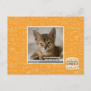 Die Feder ist tot. Postkarte