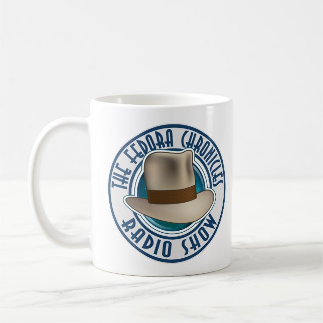 Die Fedora Chronicles Radio Show - In Blue! Kaffeetasse (Links)