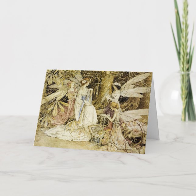 "Die Fee Jewels" Geburtstag Karte (Vorderseite)