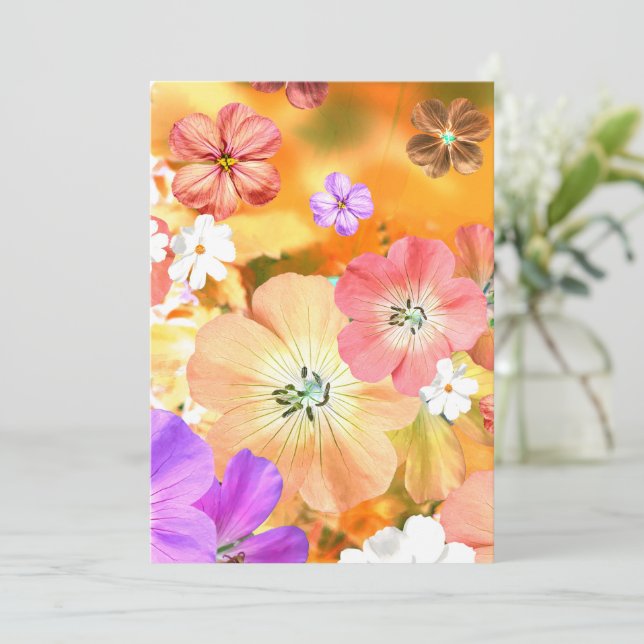 Die Fee kommt bald 3 Dankeskarte (Stehend Vorderseite)