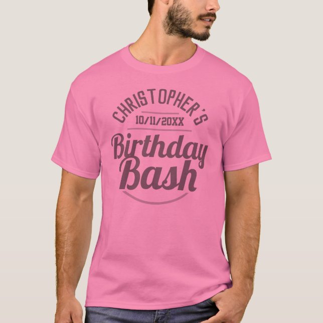 Die Feier eines T - Shirt zum Geburtstag (Vorderseite)