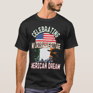 Die Feier zum irischen Erbe, das Leben der Amerika T-Shirt