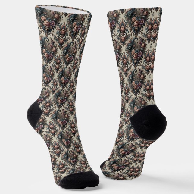 Die Feierlichen Freunde - Gotisches Viktorianische Socken (Gewinkelt)