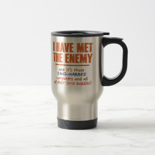 Die feindliche rostfreier Stahl-Reise-Tasse Reisebecher