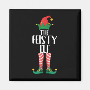 Die Feisty Elf Familie Matching Group Weihnachtsgi Magnet