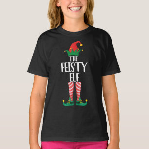 Die Feisty Elf Familie Matching Group Weihnachtsgi T-Shirt