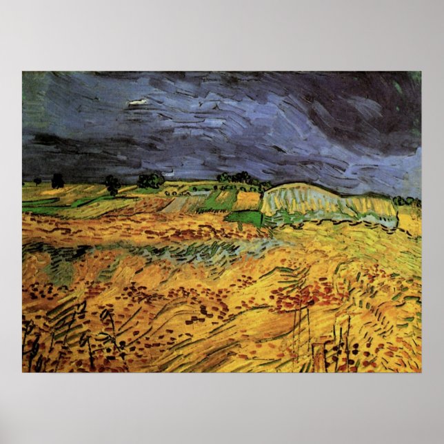 Die Felder von Vincent van Gogh Poster (Vorne)