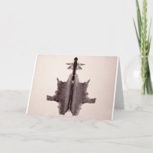 Die Fell-Haut-Wolldecke der Rorschach Karte