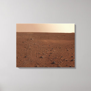 Die felsige Oberfläche der Mars Leinwanddruck