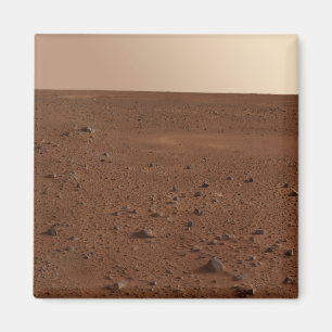 Die felsige Oberfläche der Mars Magnet