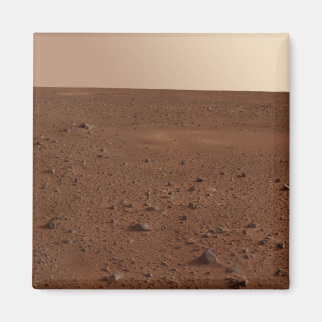 Die felsige Oberfläche der Mars Magnet (Vorne)