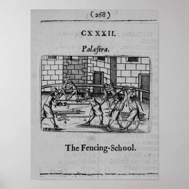 Die Fencing-Schule Poster (Vorne)