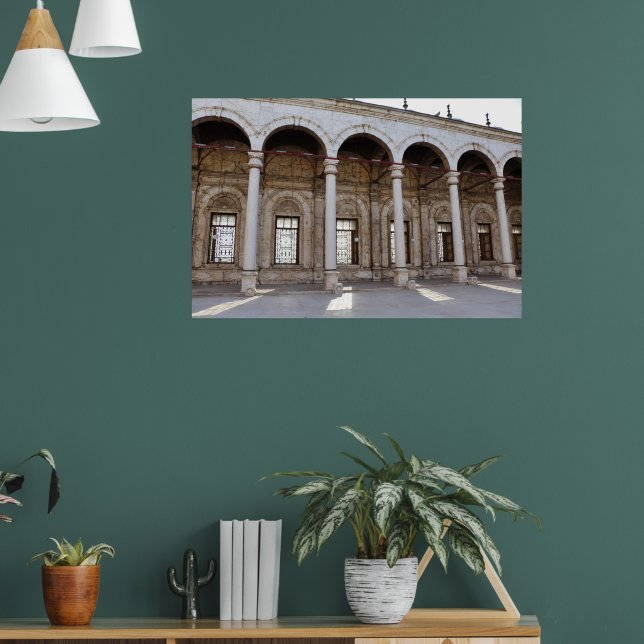 Die Fenster der Moschee von Muhammad Ali Poster (Wohnzimmer 1)