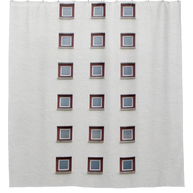 DIE FENSTER DUSCHVORHANG (Vorderseite)