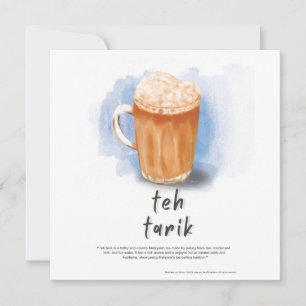 Die Ferienwohnungskarte Tarik Malaysia Feiertagskarte