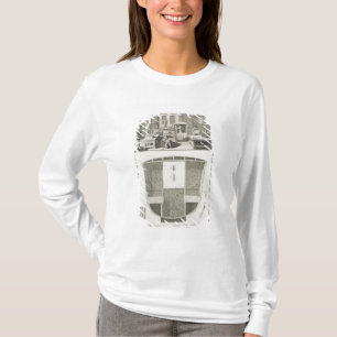 Die Fertigung eines Limousinestuhls in einem T-Shirt