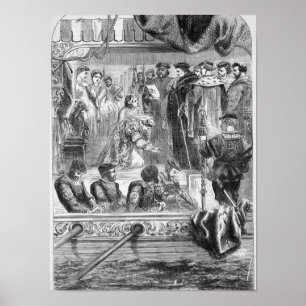 Die Festnahme von Anne Boleyn Poster