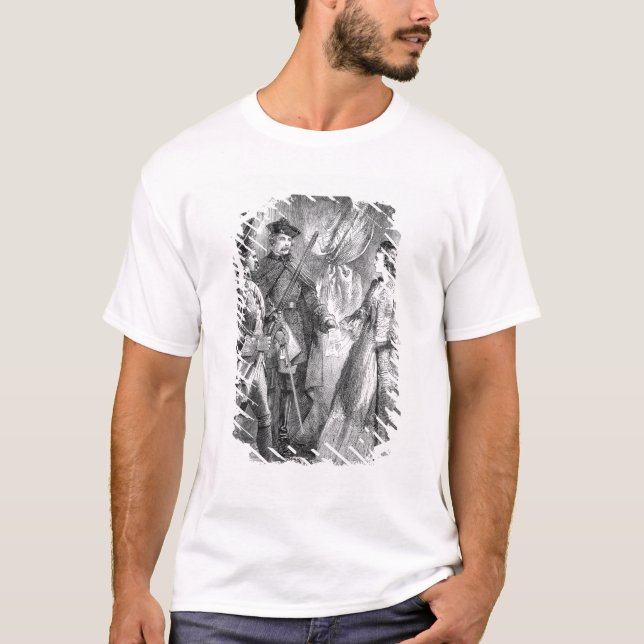 Die Festnahme von Caroline Matilda T-Shirt (Vorderseite)