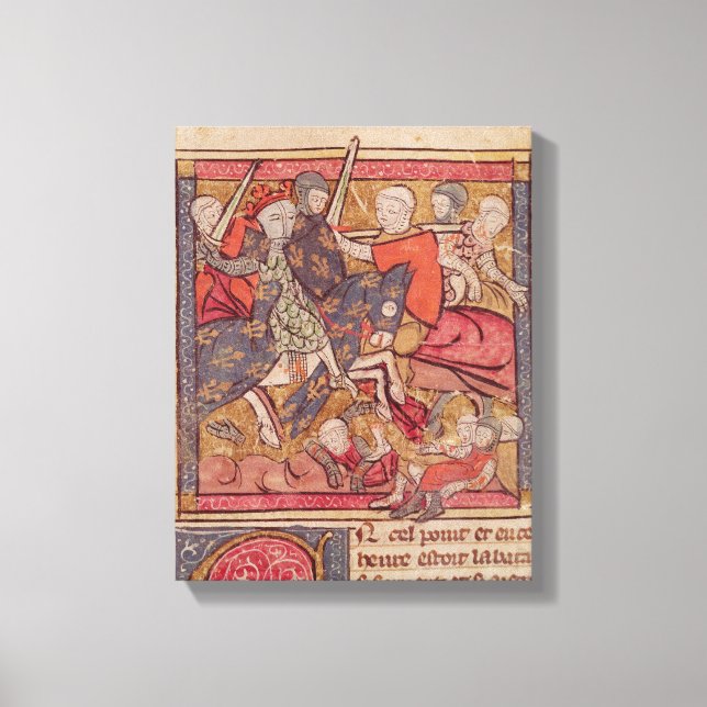Die Festnahme von Ferdinand von Portugal zählt Leinwanddruck (Vorderseite)