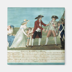 Die Festnahme von Louis XVI und seine Familie Magnet