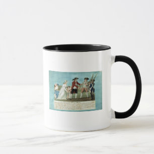 Die Festnahme von Louis XVI und seine Familie Tasse