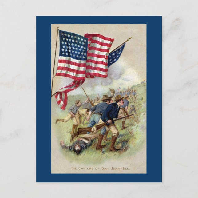 Die Festung San Juan Hill Postkarte (Vorderseite)