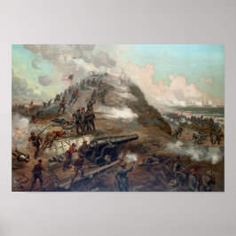 Die Festung von Fort Fisher Poster