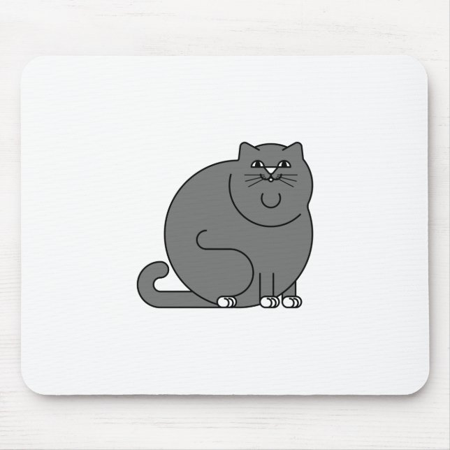 Die Fettkatze Mousepad (Vorne)