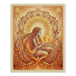 Die Feuerpriesterin  Poster