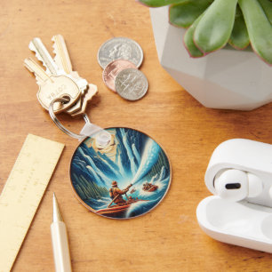 Die Feuerwehrleute verfrachteten sich auf ihr Boot Schlüsselanhänger