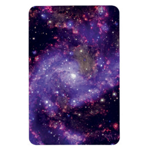 Die Feuerwerksgalaxie Weltraum-Foto Magnet